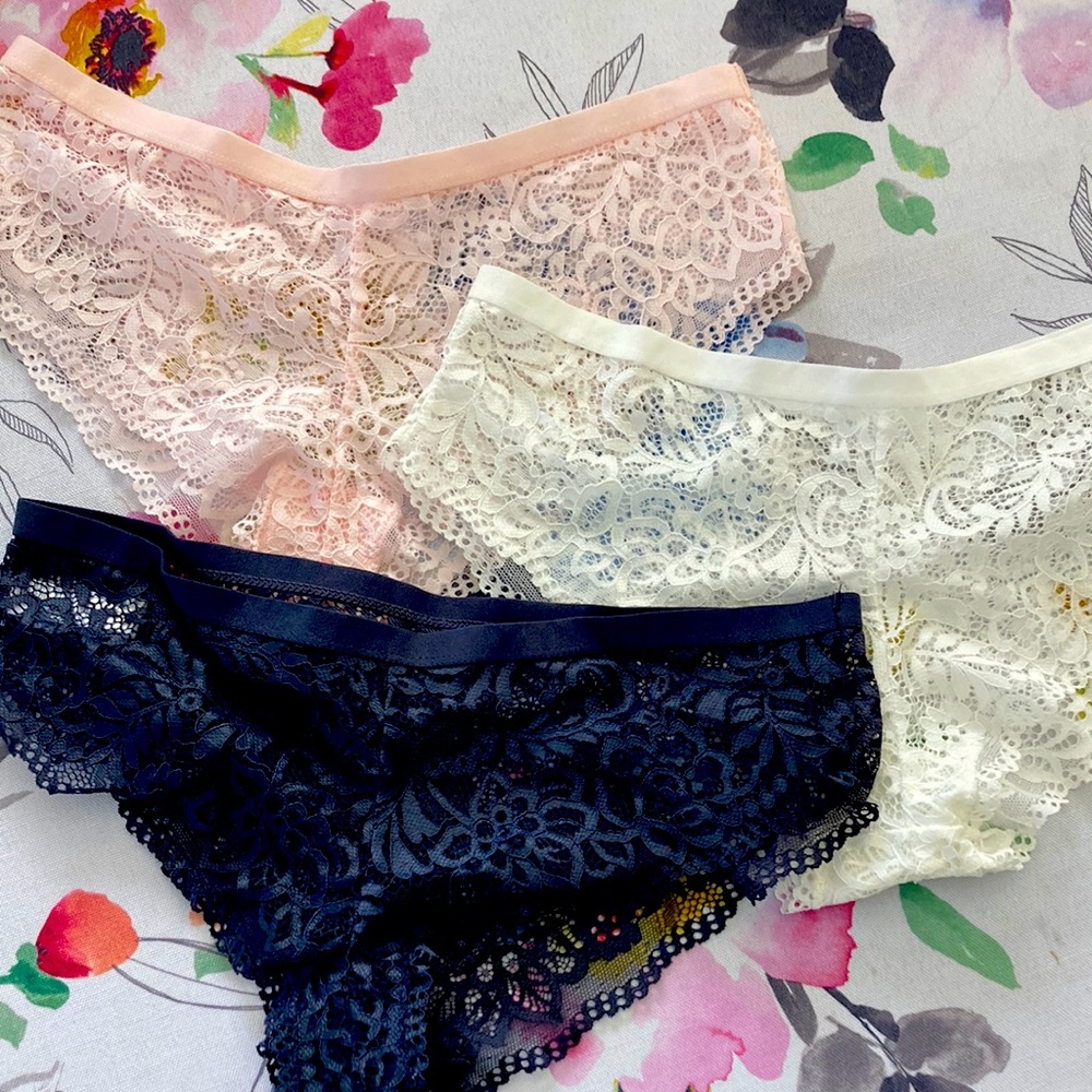 ADRIENNE VITTADINI Panties (3 Pair) NWOT (never tried on!)